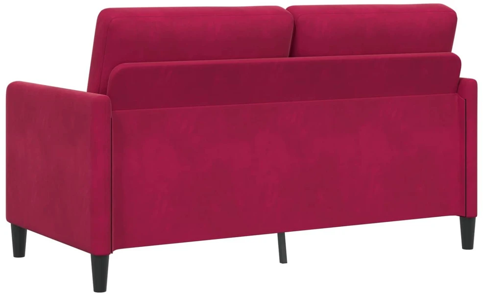 Sofa su saugojimo vieta Vyno raudona 152 x 78 x 87 cm