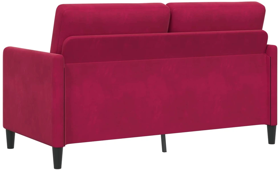 Sofa su saugojimo vieta Vyno raudona 152 x 78 x 87 cm