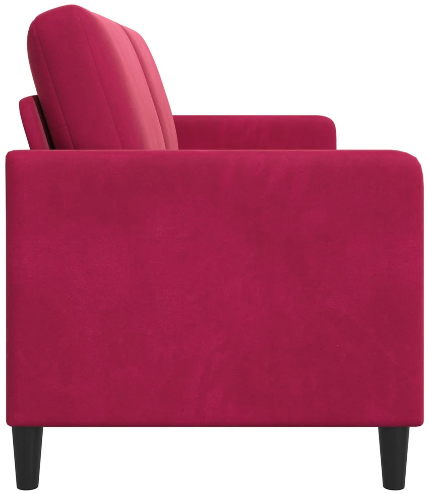 Sofa su saugojimo vieta Vyno raudona 172 x 78 x 87 cm
