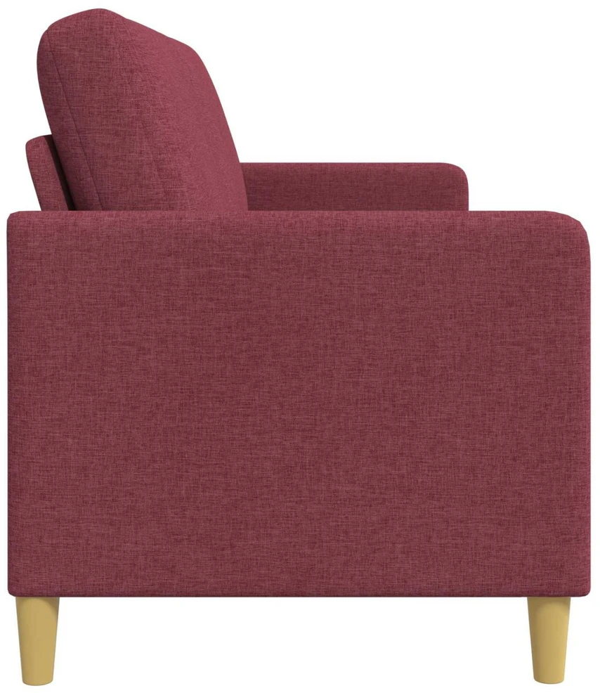 Sofa su saugojimo vieta Vyno raudona 192 x 78 x 87 cm