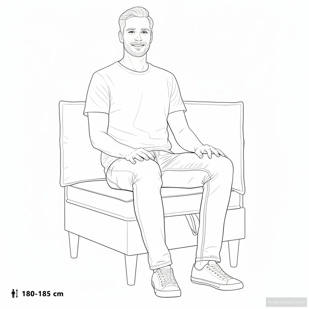 Sofa su saugojimu Kreminė Aksomas