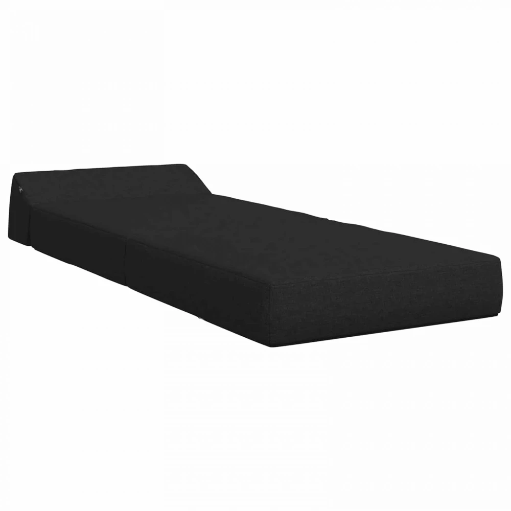 Sofa Sulankstomas Sofos Lova Juoda 60 x 70 x 41 cm Audinys