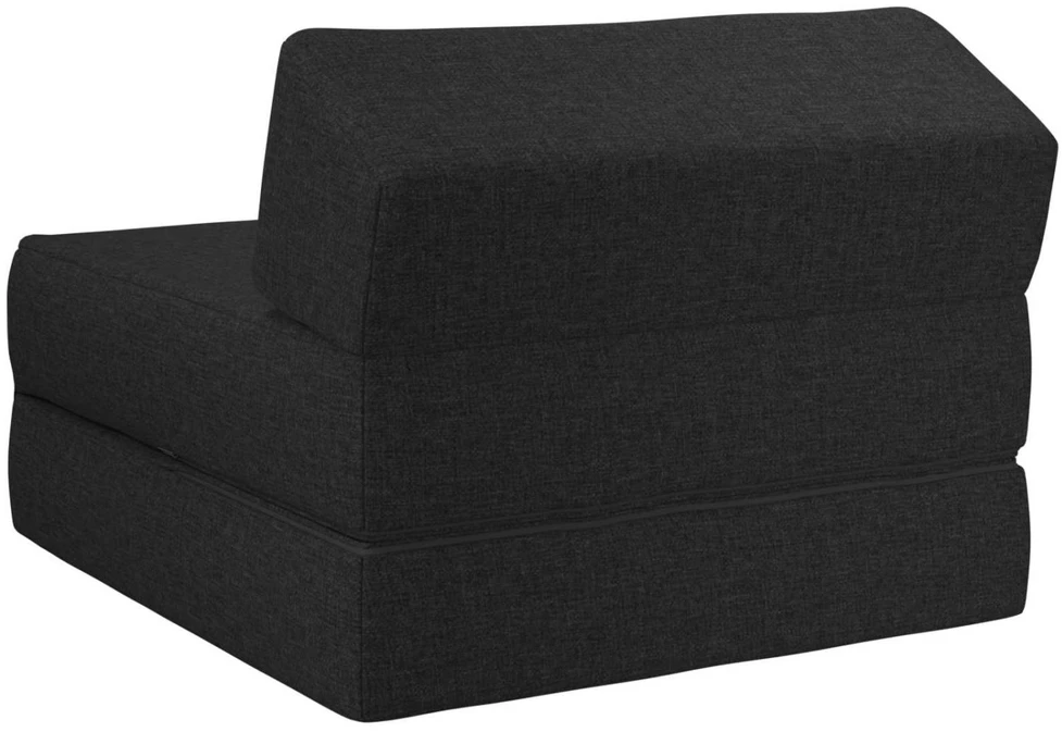 Sofa Sulankstomas Sofos Lova Juoda 60 x 70 x 41 cm Audinys