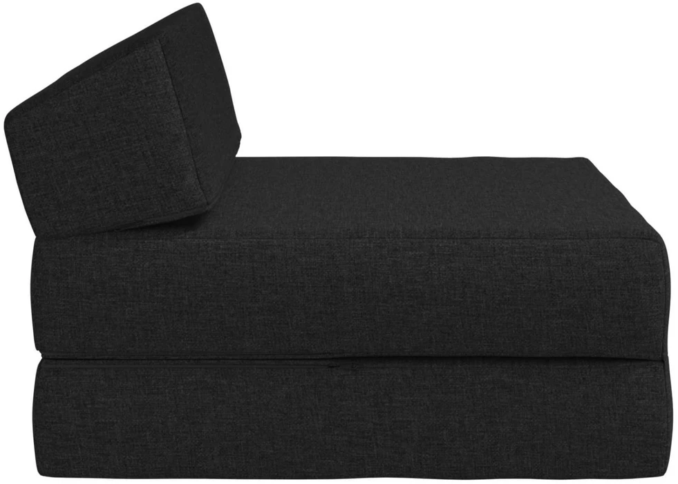 Sofa Sulankstomas Sofos Lova Juoda 60 x 70 x 41 cm Audinys