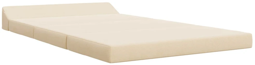Sofa Sulankstomas Sofos Lova Kreminė 120 x 60 x 49 cm Audinys