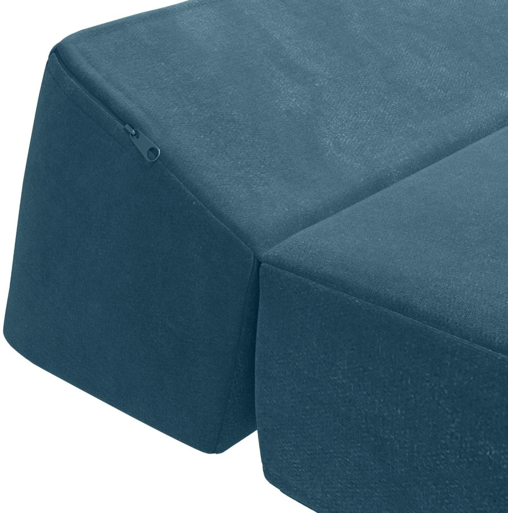 Sofa Sulankstomas Sofos Lova Mėlyna 120 x 60 x 49 cm Audinys