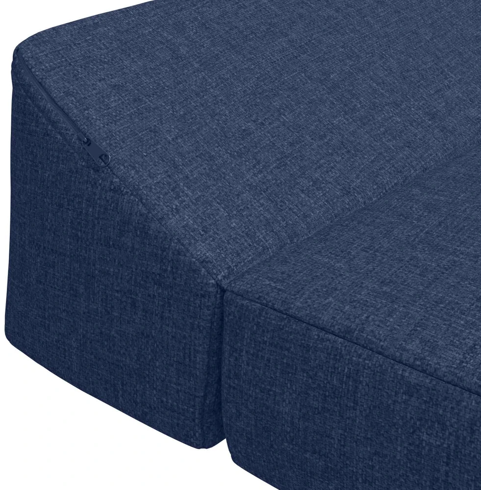 Sofa Sulankstomas Sofos Lova Mėlyna 120 x 60 x 49 cm Audinys