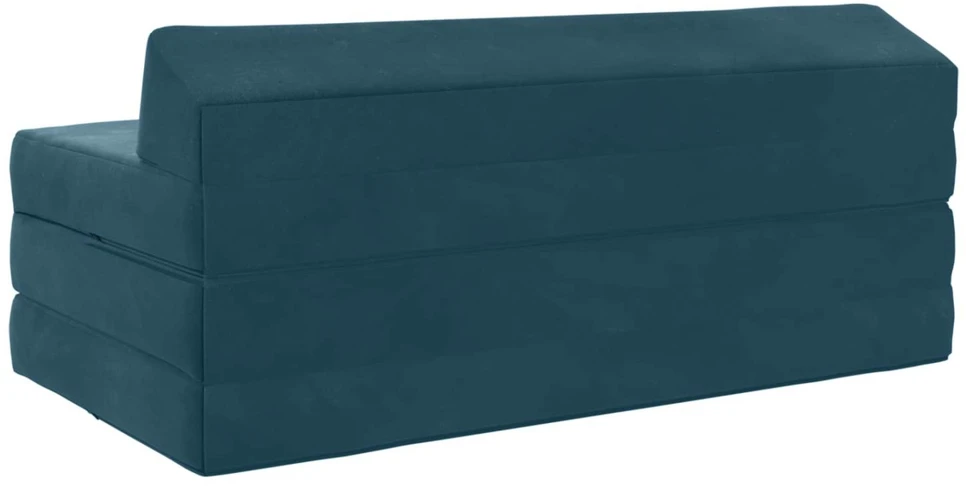 Sofa Sulankstomas Sofos Lova Mėlyna 120 x 60 x 49 cm Audinys