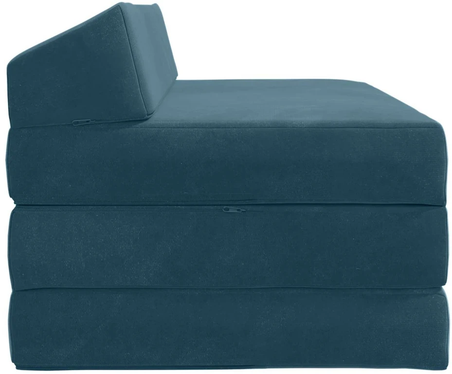 Sofa Sulankstomas Sofos Lova Mėlyna 120 x 60 x 49 cm Audinys