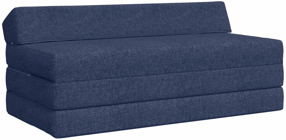 Sofa Sulankstomas Sofos Lova Mėlyna 120 x 60 x 49 cm Audinys