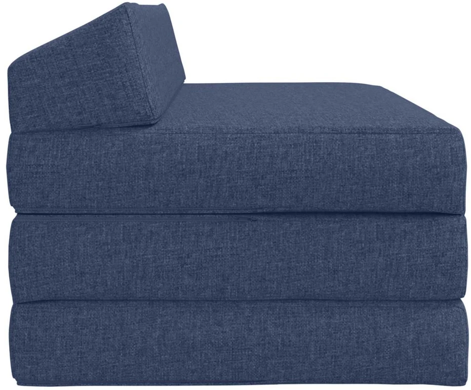 Sofa Sulankstomas Sofos Lova Mėlyna 120 x 60 x 49 cm Audinys