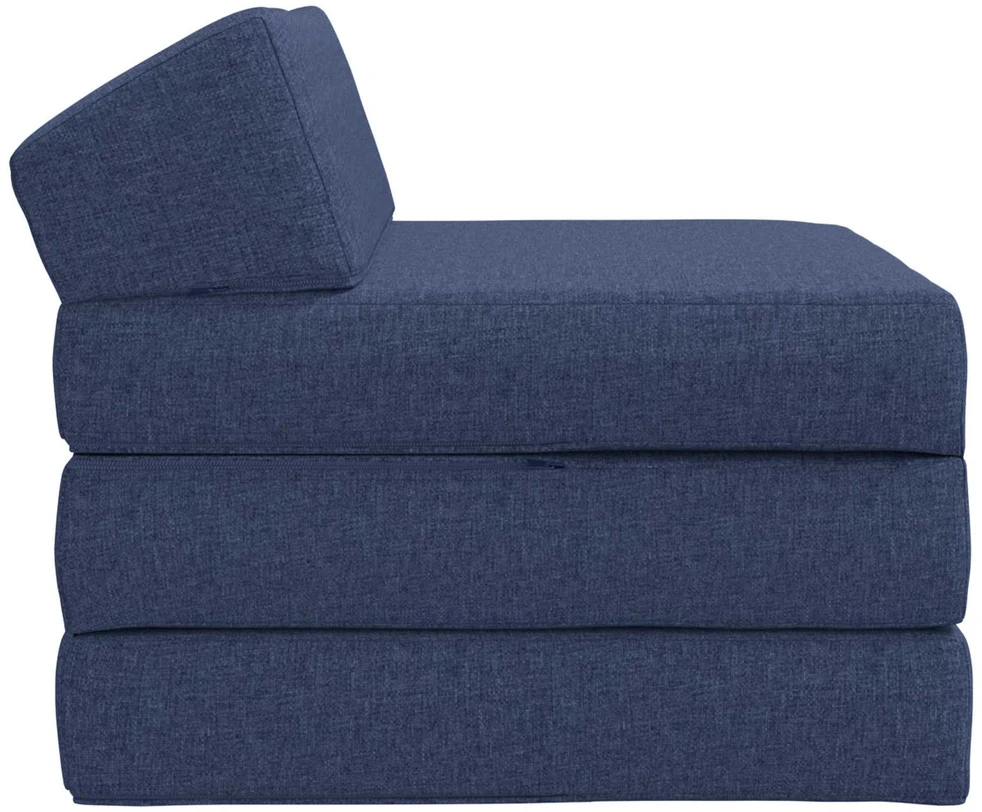 Sofa Sulankstomas Sofos Lova Mėlyna 70 x 60 x 49 cm Audinys