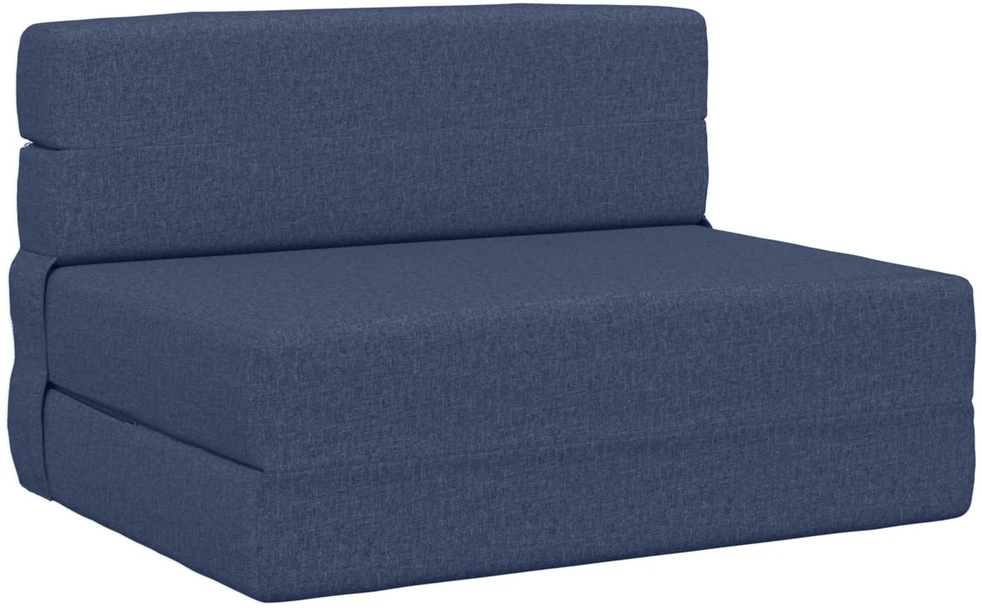 Sofa Sulankstomas Sofos Lova Mėlyna 70 x 72 x 60 cm Audinys
