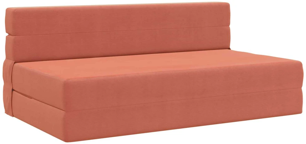 Sofa Sulankstomas Sofos Lova Raudona oranžinė 152 x 86,5 x 60 cm