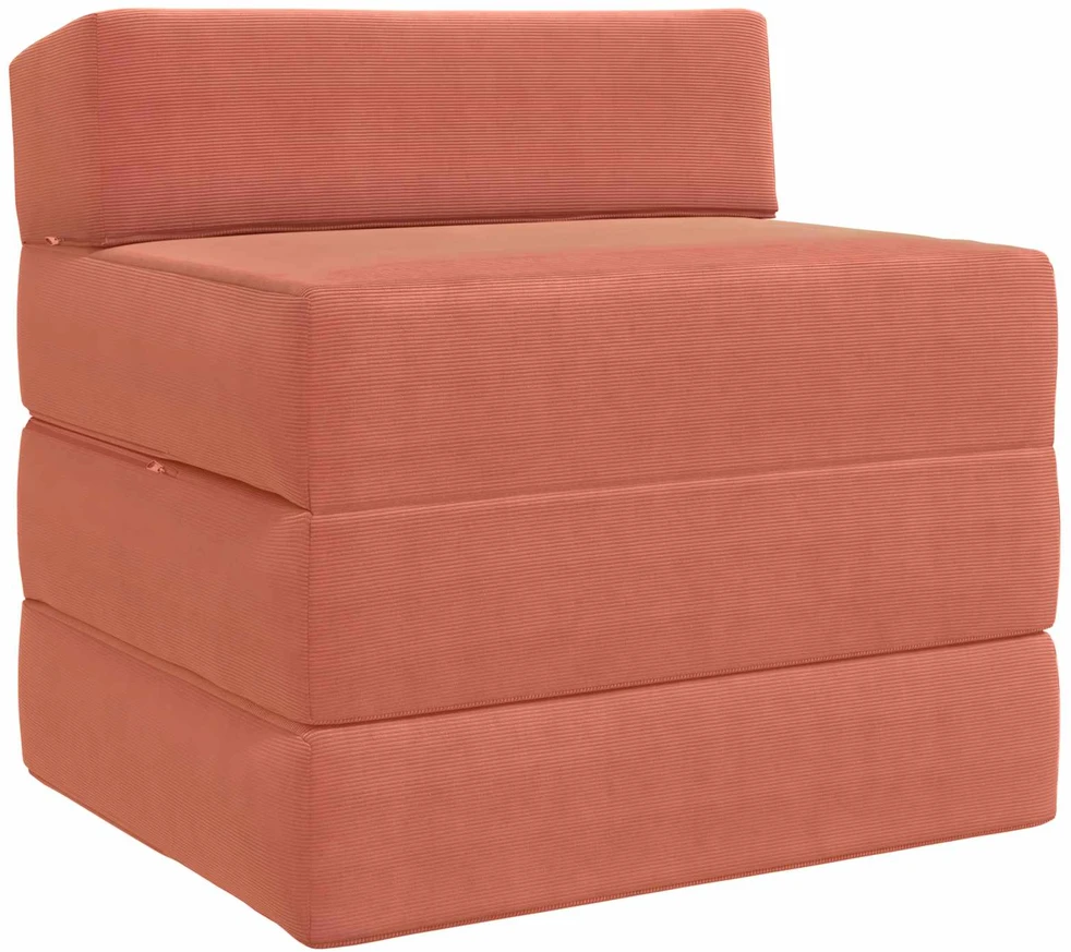 Sofa Sulankstomas Sofos Lova 2 vietos Raudona oranžinė