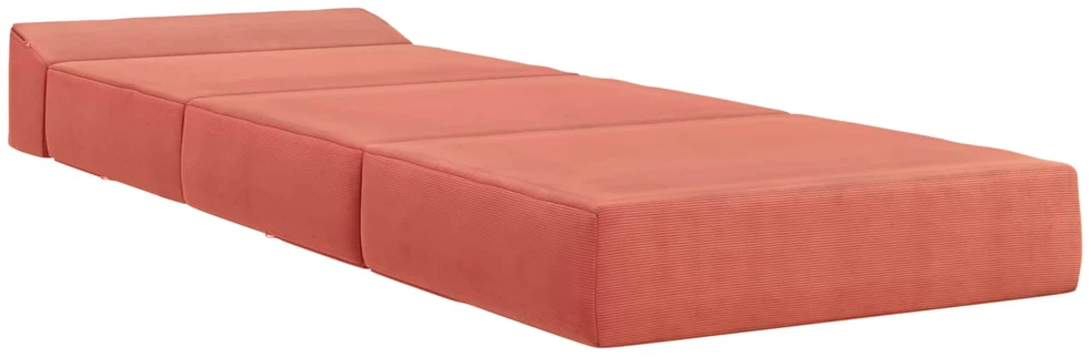 Sofa Sulankstomas Sofos Lova 2 vietos Raudona oranžinė