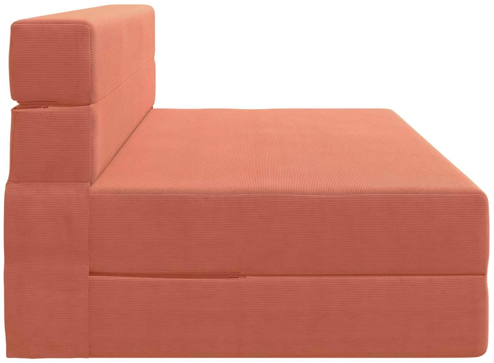 Sofa Sulankstomas Sofos Lova Raudona oranžinė 152 x 86,5 x 60 cm
