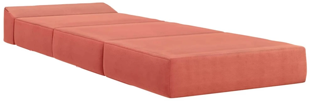 Sofa Sulankstomas Sofos Lova Raudona oranžinė 200 x 70 x 15 cm