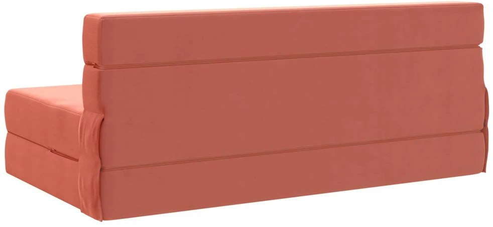 Sofa Sulankstomas Sofos Lova Raudona oranžinė 152 x 86,5 x 60 cm
