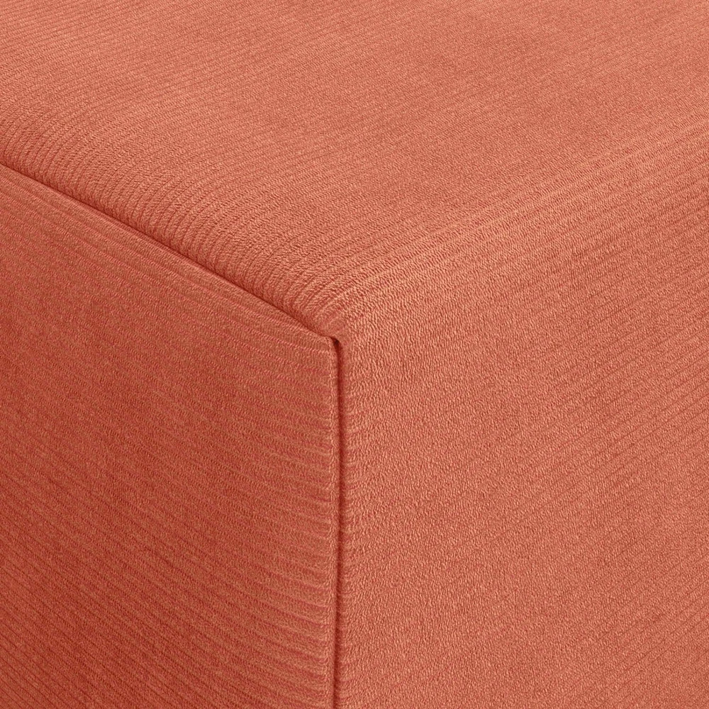 Sofa Sulankstomas Sofos Lova Raudona oranžinė 200 x 70 x 10 cm