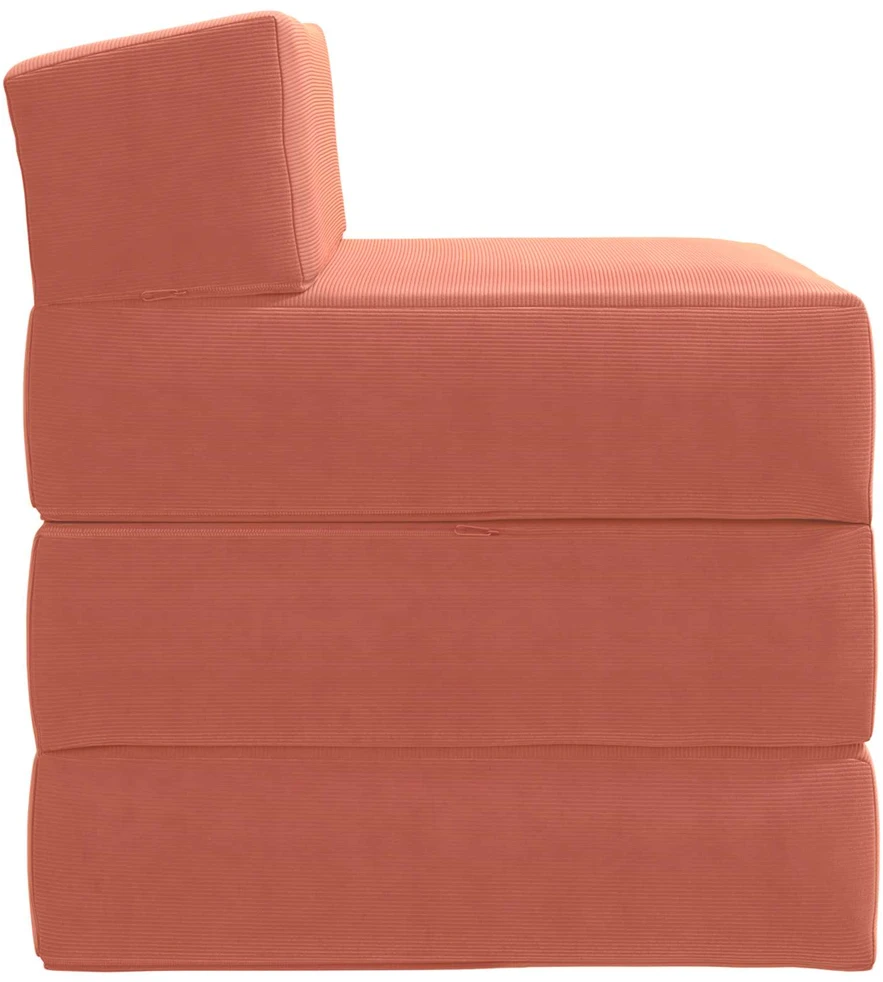 Sofa Sulankstomas Sofos Lova 2 vietos Raudona oranžinė
