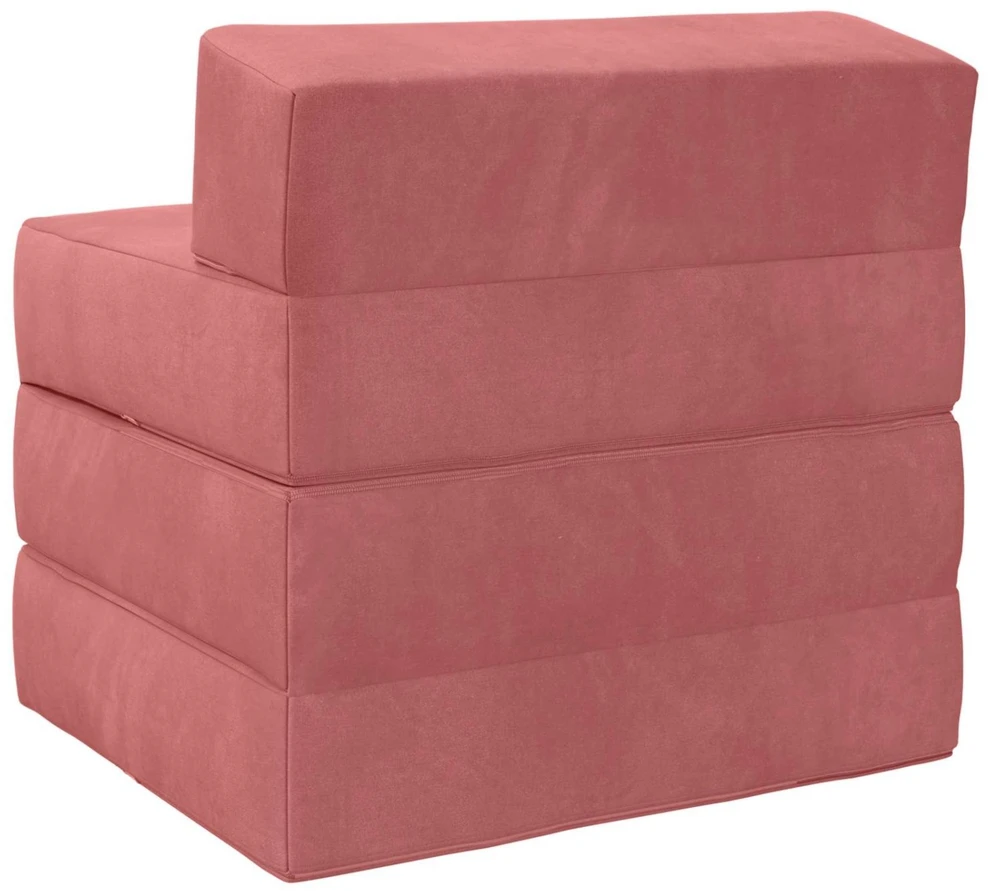 Sofa Sulankstomas Sofos Lova Rožinė 200 x 70 x 15 cm Aksomas
