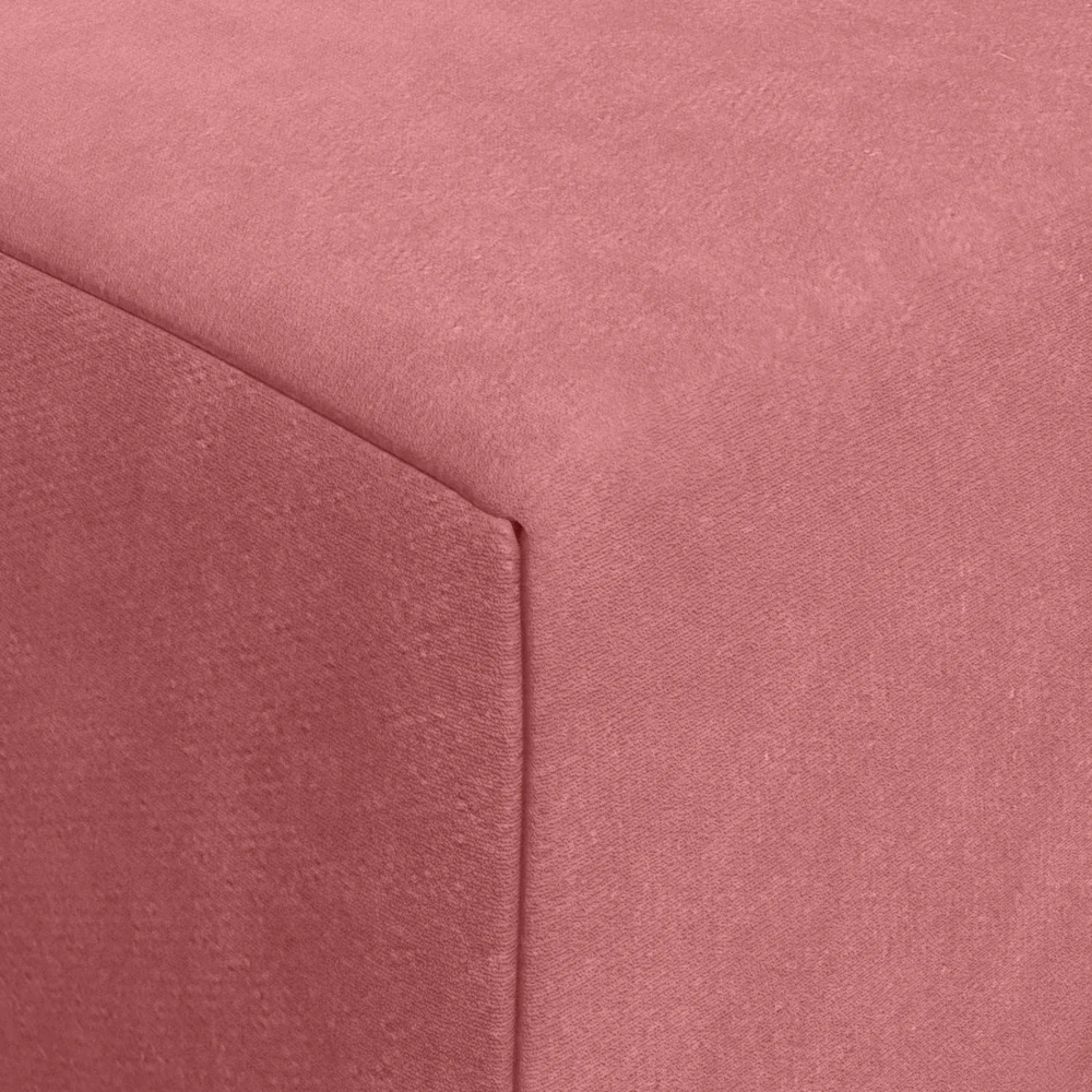 Sofa Sulankstomas Sofos Lova Rožinė 200 x 70 x 15 cm Aksomas