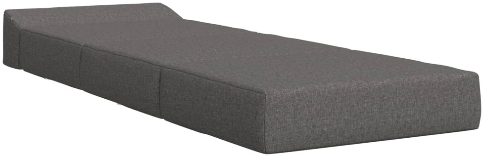 Sofa Sulankstomas Sofos Lova Šviesiai pilka 200 x 70 x 10 cm Audinys