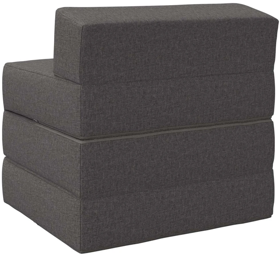 Sofa Sulankstomas Sofos Lova Šviesiai pilka 200 x 70 x 10 cm Audinys
