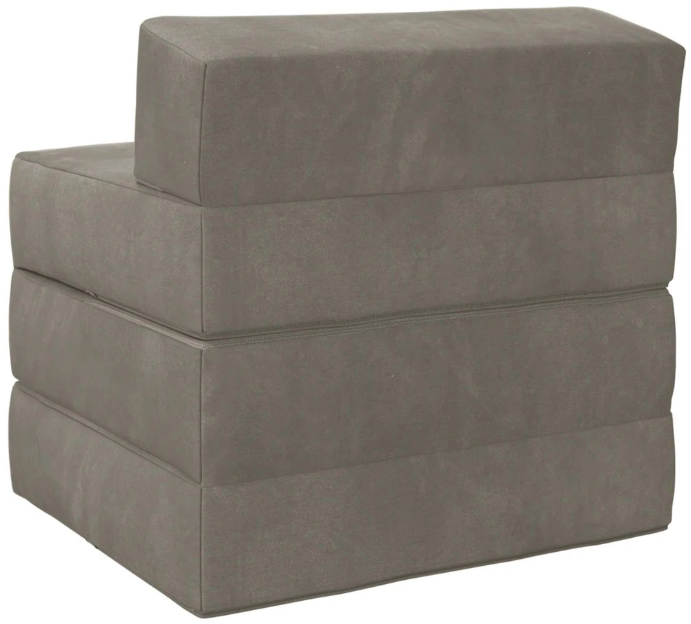 Sofa Sulankstomas Sofos Lova Šviesiai pilka 200 x 70 x 10 cm Aksomas