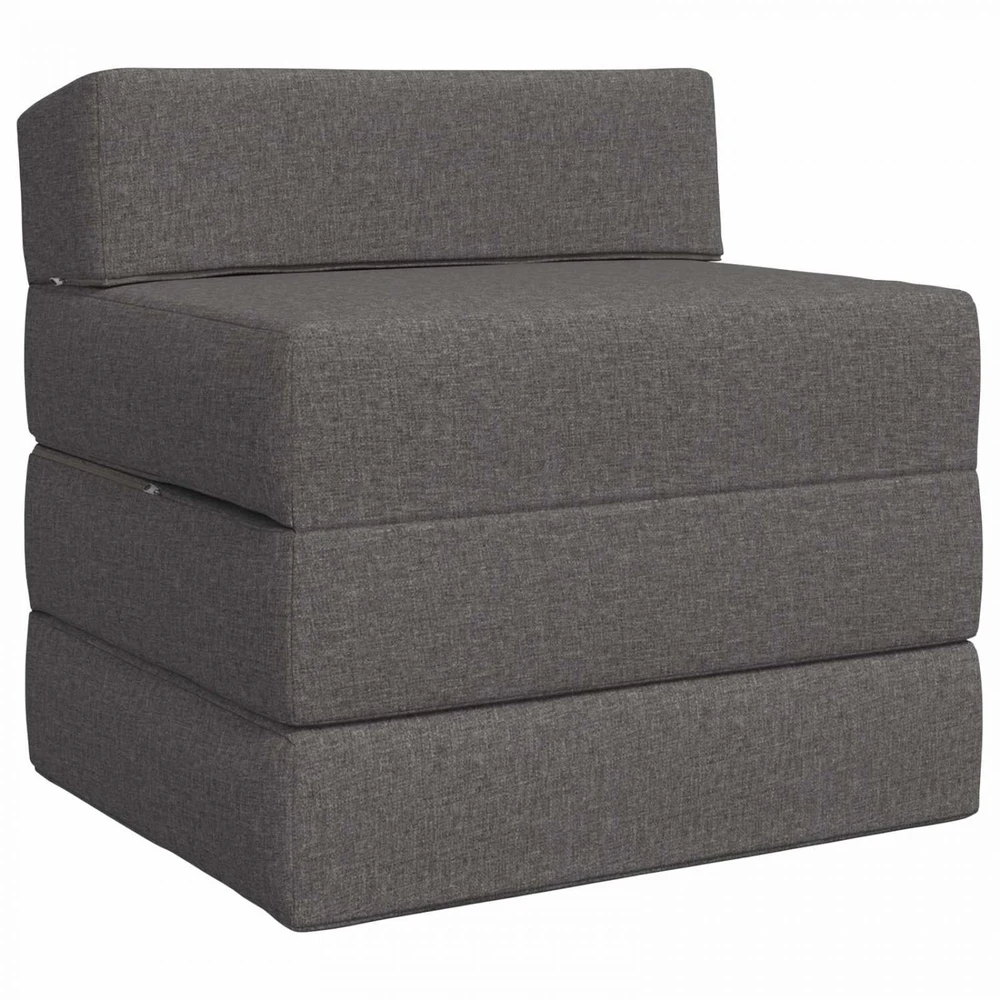Sofa Sulankstomas Sofos Lova Šviesiai pilka 70 x 60 x 63 cm Audinys