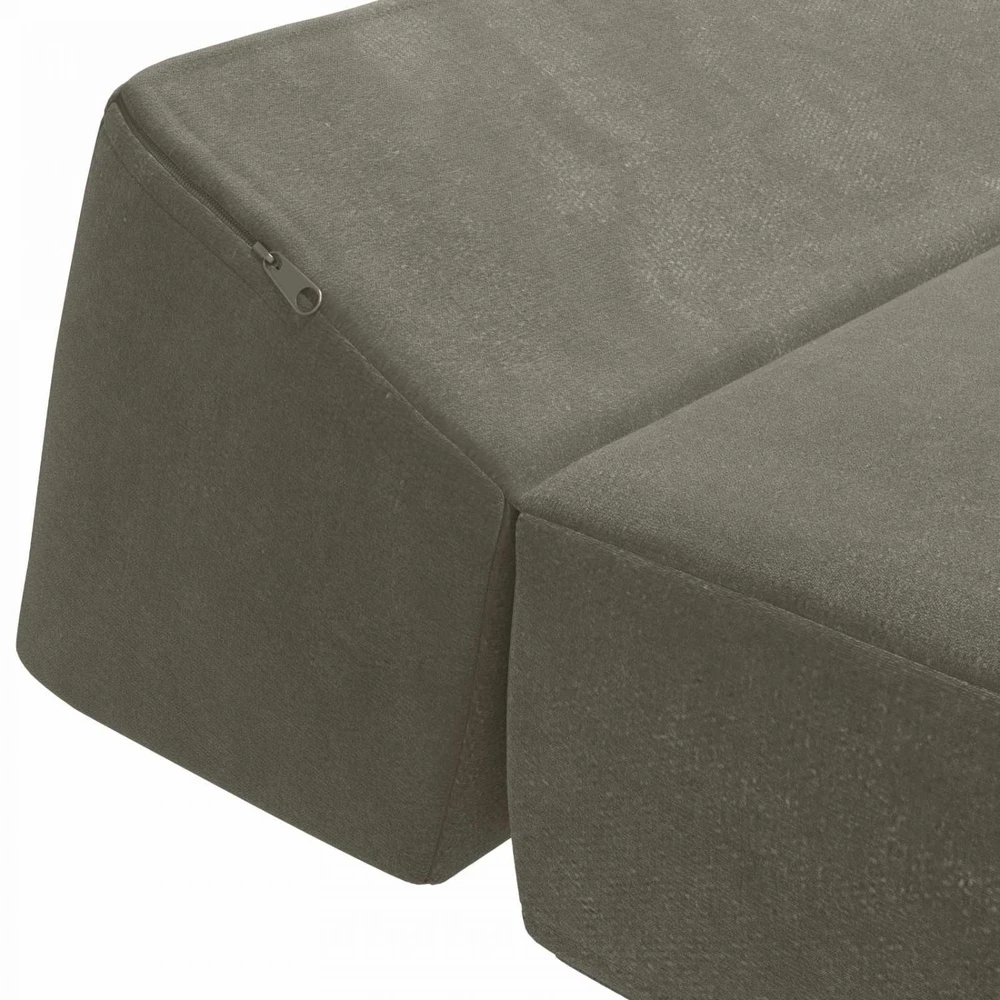Sofa Sulankstomas Sofos Lova Šviesiai pilka 60 x 70 x 41 cm Audinys