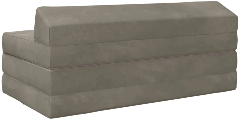 Sofa Sulankstomas Sofos Lova Šviesiai pilka 120 x 60 x 49 cm Audinys
