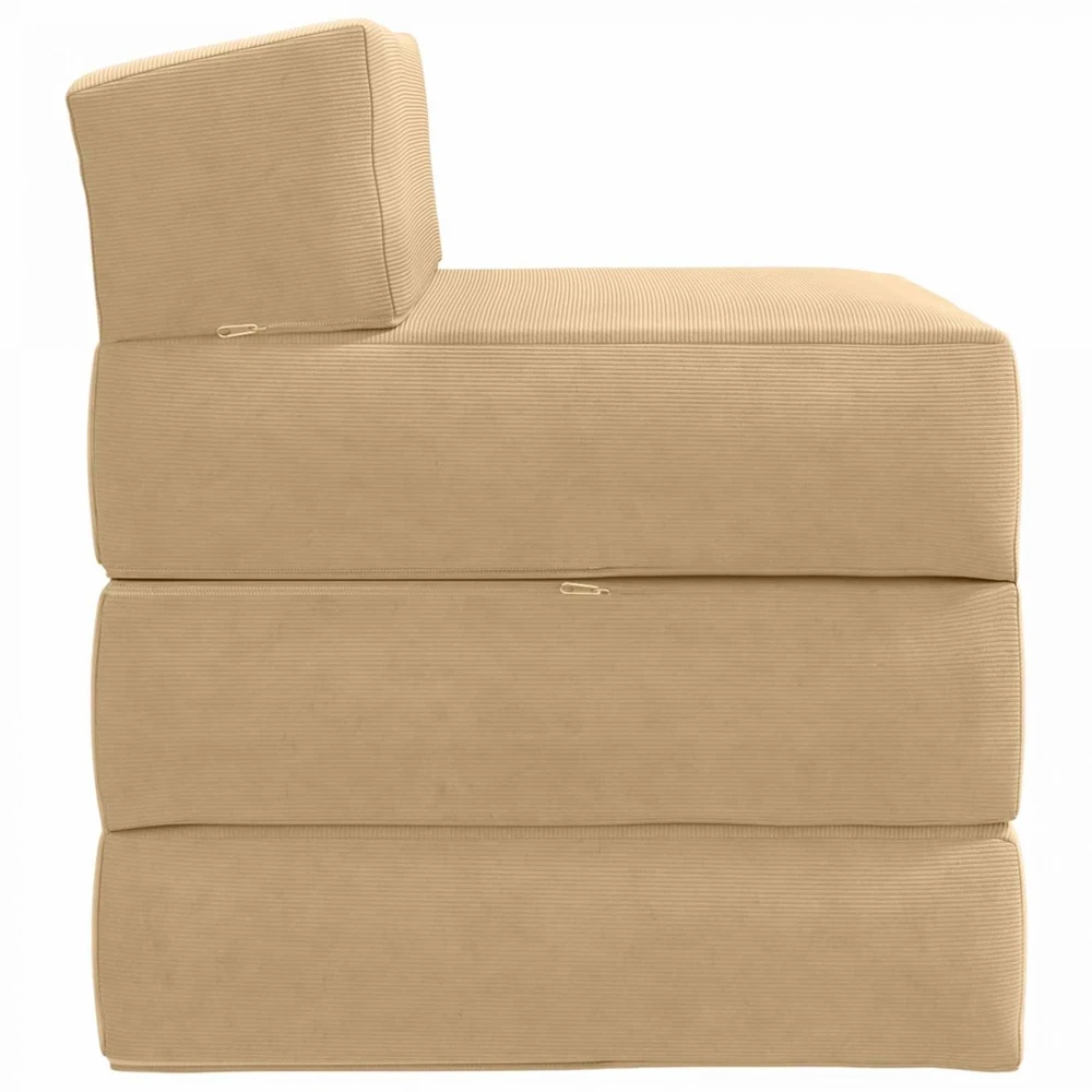 Sofa Sulankstomas Sofos Lova Šviesiai žalia pilka 200 x 70 x 15 cm