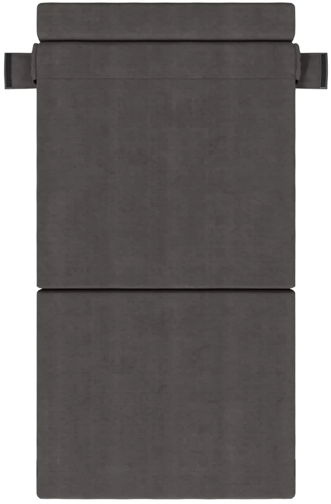 Sofa Sulankstomas Sofos Lova Tamsiai pilka 70 x 72 x 60 cm Audinys