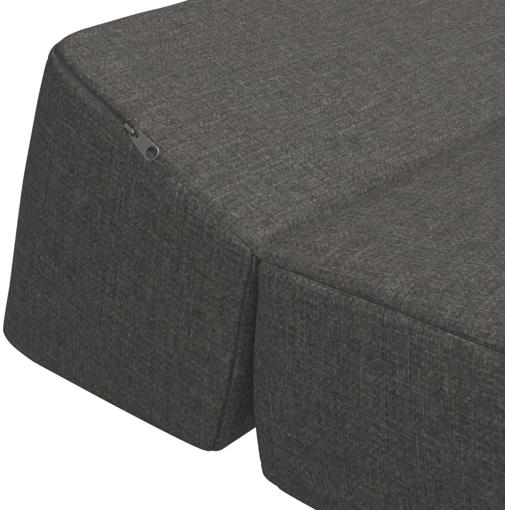 Sofa Sulankstomas Sofos Lova Tamsiai pilka 60 x 70 x 41 cm Audinys