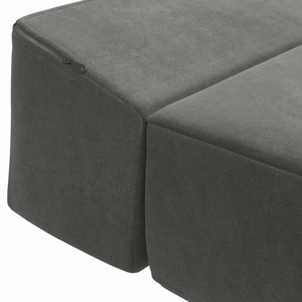 Sofa Sulankstomas Sofos Lova Tamsiai pilka 200 x 70 x 10 cm Aksomas