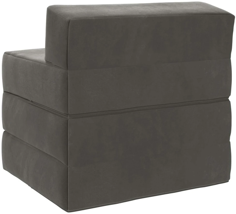 Sofa Sulankstomas Sofos Lova Tamsiai pilka 200 x 70 x 10 cm Aksomas