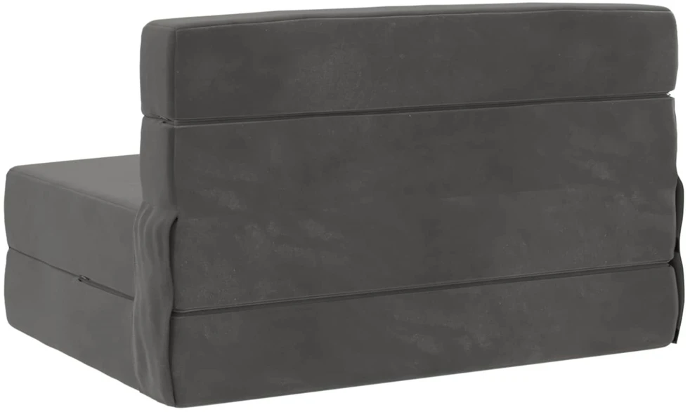 Sofa Sulankstomas Sofos Lova Tamsiai pilka 70 x 72 x 60 cm Audinys