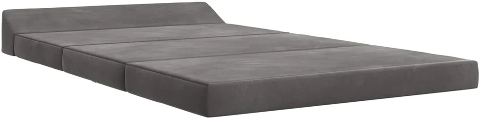 Sofa Sulankstomas Sofos Lova Tamsiai pilka 120 x 60 x 49 cm Audinys