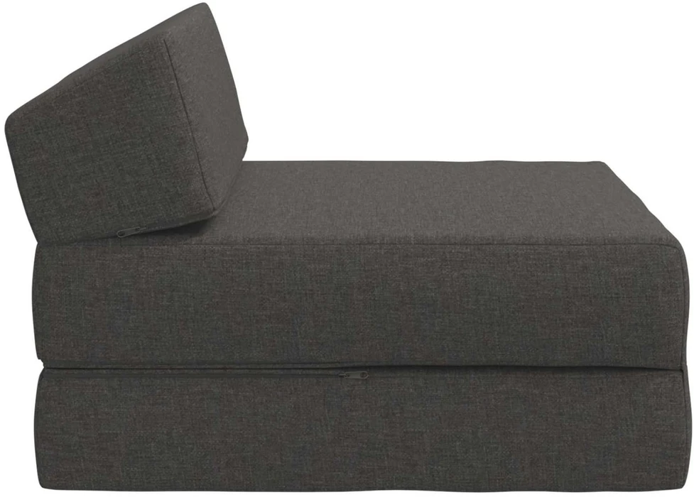 Sofa Sulankstomas Sofos Lova Tamsiai pilka 60 x 70 x 41 cm Audinys