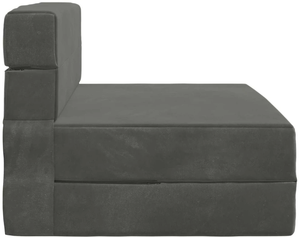 Sofa Sulankstomas Sofos Lova Tamsiai pilka 70 x 72 x 60 cm Audinys