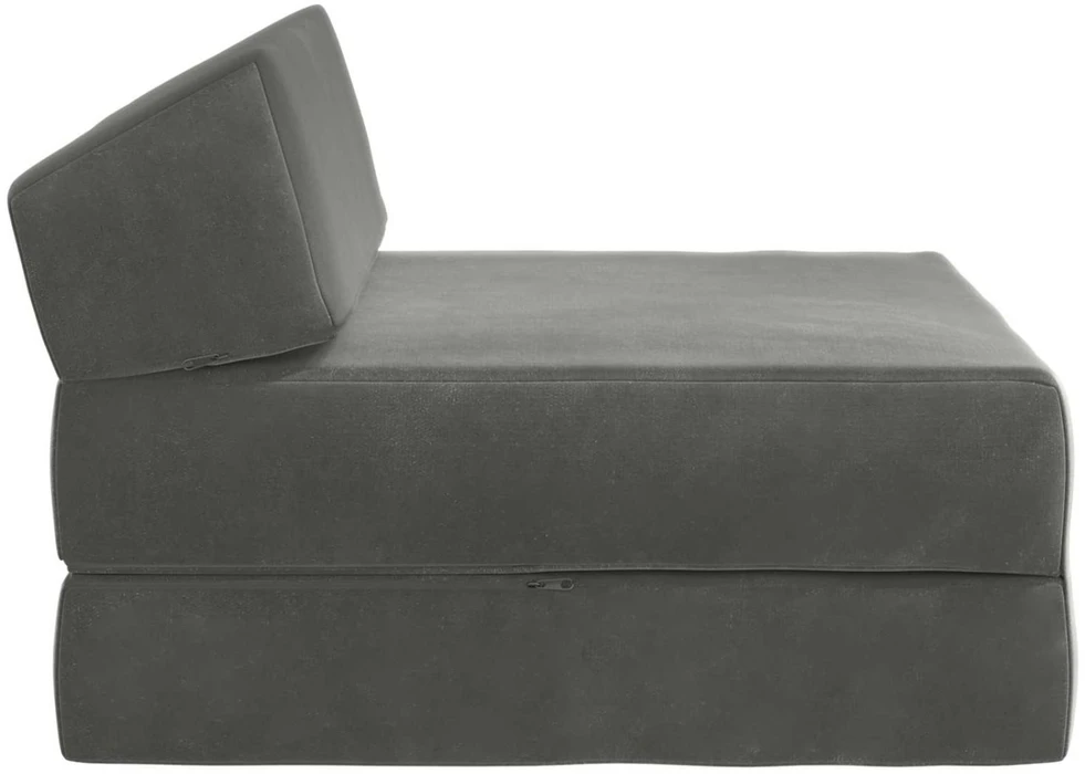 Sofa Sulankstomas Sofos Lova Tamsiai pilka 60 x 70 x 41 cm Audinys