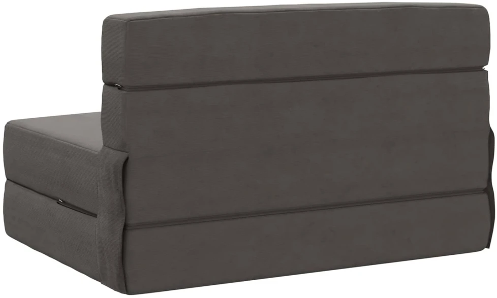 Sofa Sulankstomas Sofos Lova Tamsiai pilka 70 x 72 x 60 cm Audinys