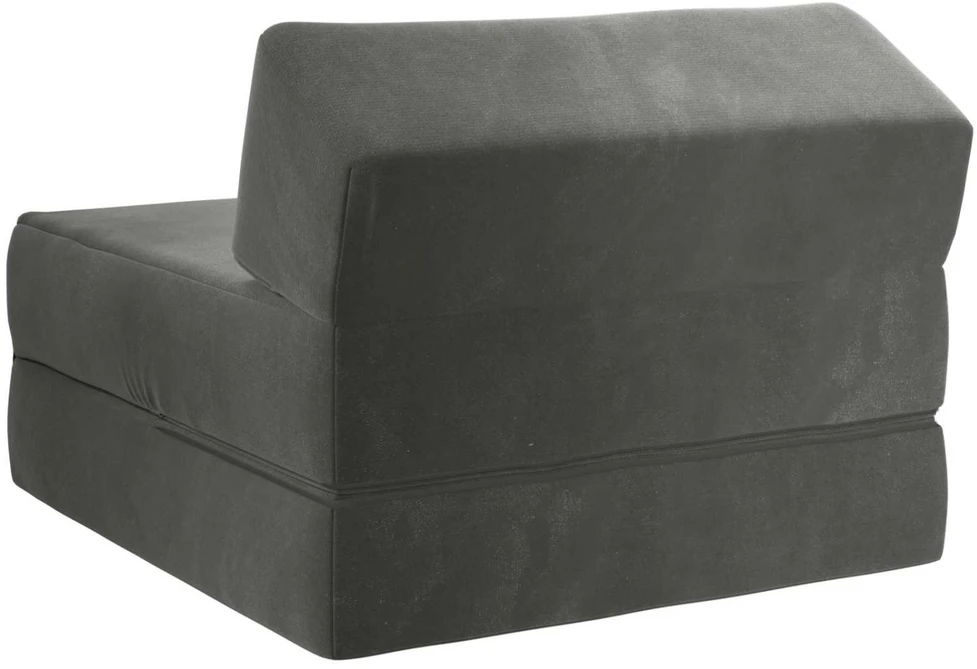 Sofa Sulankstomas Sofos Lova Tamsiai pilka 60 x 70 x 41 cm Audinys