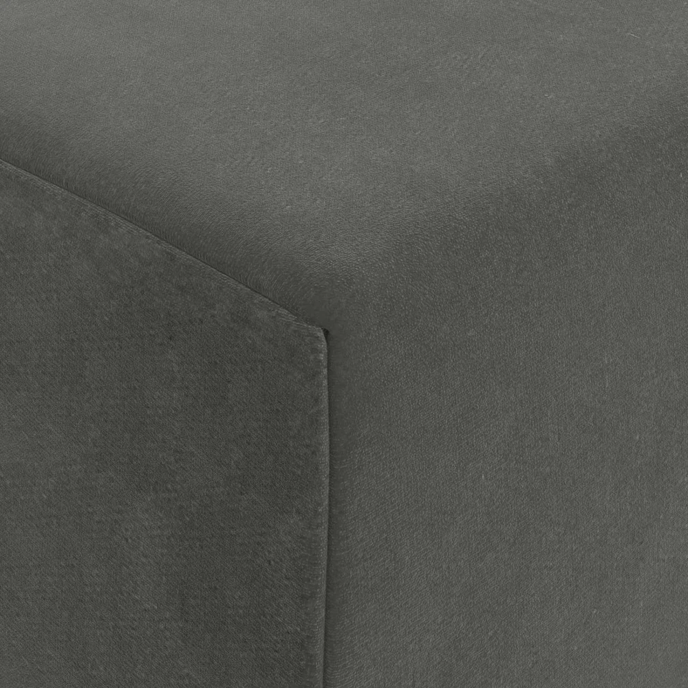 Sofa Sulankstomas Sofos Lova Tamsiai pilka 200 x 70 x 10 cm Aksomas
