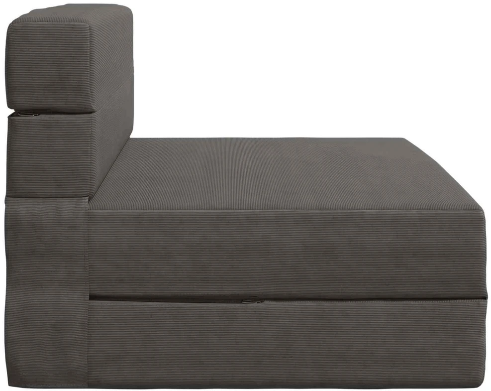 Sofa Sulankstomas Sofos Lova Tamsiai pilka 70 x 72 x 60 cm Audinys