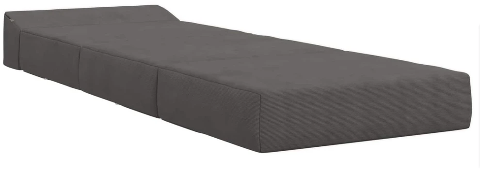 Sofa Sulankstomas Sofos Lova Tamsiai pilka 200 x 70 x 15 cm