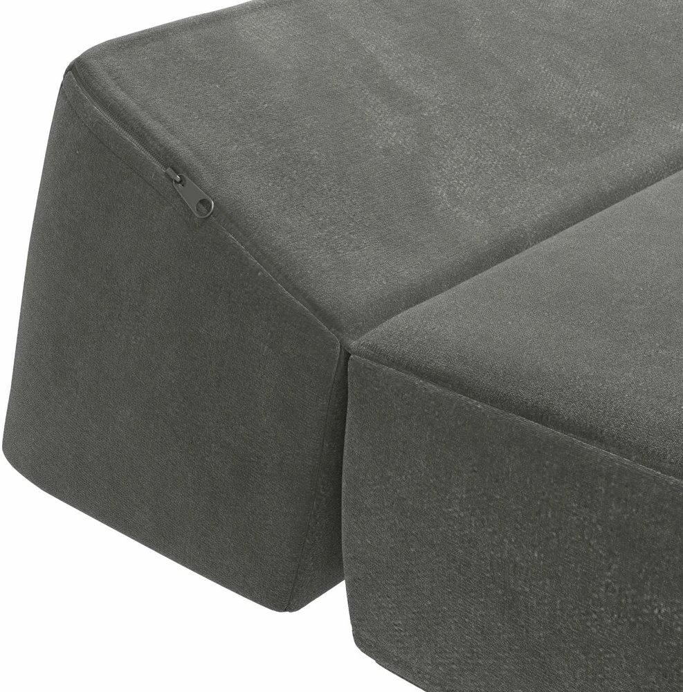 Sofa Sulankstomas Sofos Lova Tamsiai pilka 60 x 70 x 41 cm Audinys