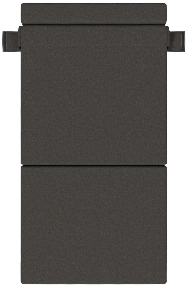Sofa Sulankstomas Sofos Lova Tamsiai pilka 70 x 72 x 60 cm Audinys